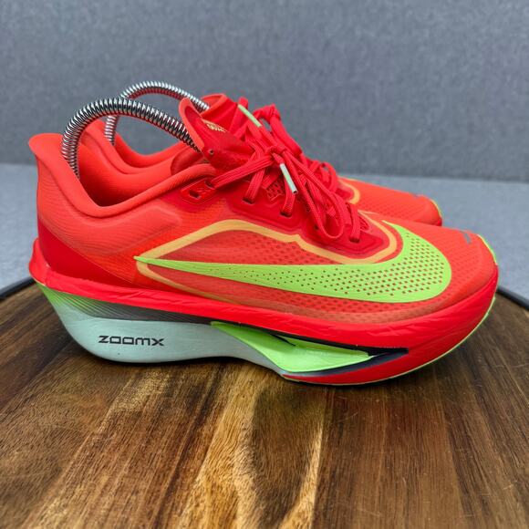 Nike Zoom Fly 6 Women's 9 Running Shoes Bright Crimson Lime Blast W FN8455-601 - Picture 1 of 7